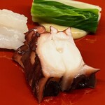 日本料理 久丹 - 煮蛸です。タウリンの旨味が爆発しました