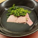 日本料理 久丹 - 山形牛のフィレのしゃぶしゃぶです