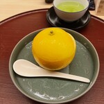 日本料理 久丹 - デザートの日向夏です