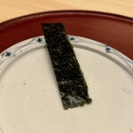 日本料理 久丹 - 丸山海苔の佐賀のはしり。有明の特上なので、抜群の香りと旨味が充満します