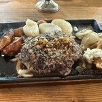 炭焼ハンバーグの店あらかると - 300g➕牡蠣フライ(追加)