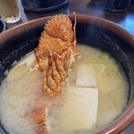 西郷食堂 - ゾウリエビの味噌汁