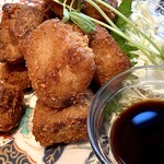 酒-LABO YAMADA - 角煮カツ　出汁の効いた角煮をカツに。ソースもあるけど、まずはそのままで一食。