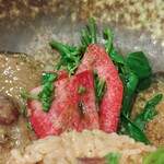 堕楽暮 - のらぼう菜と紅くるりの静岡茶和え