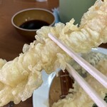 若松 籔そば - エビも大きい