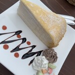 cafe 森のテラス - ソルトなミルクレープ