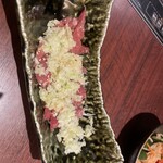 肉匠 牛虎 西中島店 - 葱塩ハート刺し