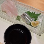 六本木きんめ鮨 - お造りを2種