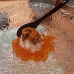 六本木きんめ鮨 - ウニいくら盛り