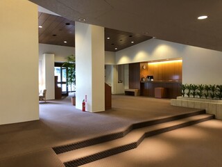 ホテル鹿島ノ森 - 落ち着いたフロント