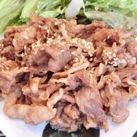 焼肉 BEEFMAN 六本木本店 - 焼肉定食(タレ) 1100円