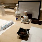 意気な寿し処阿部 - カウンター席