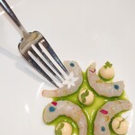 Azurmendi - SHRIMP, herbal essence and emulsion