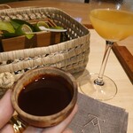 Azurmendi - Bean broth