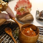 Azurmendi - Roasted frozen summer peppers/Flower fossil/Dew water