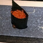 鮨 雅 - 光り物の代わりのイクラちゃん  バブ〜♪