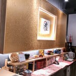 鮨 雅 - 付け場背面♪