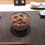 鮨 雅 - 装い分けた！この後口の中でオーケストラが始まる♪