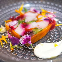 INDIVI - ランチコース 5830円 の野菜のテリーヌ クリーム山葵ソース