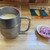 コメダ珈琲店 - ドリンク写真:たっぷりアイスコーヒーとお菓子