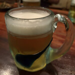 うりずん - ビアグラスが 琉球グラスで 友人は感動していました！