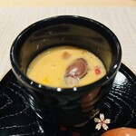 鮨 雅 - ほたるいか、ほっきがい、くるまえび
                                茶碗蒸し