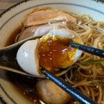 鶏と貝 MUU 〜夢海〜 - 味玉。