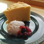 こにわカフェ - とうふのスフレチーズ