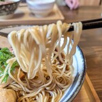 鶏と貝 MUU 〜夢海〜 - 麺。(ピンボケ)