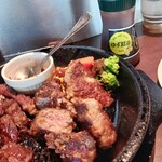 いきなりステーキ - ハンバーグは中まで火を通して…