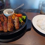 いきなりステーキ - ワイルドコンボに大盛ライス