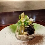 Denkushiflori BKK - ホワイトアスパラ、しらす白和え