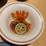 銀座 しのはら - 追加　牡丹海老の紹興酒漬け