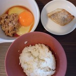 創彩 子規 - インカの卵、本日の焼き魚