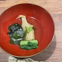 焼鳥 角レ - たけのことわかめの碗