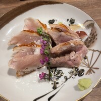 焼鳥 角レ - もも　ムネたたき