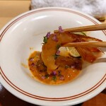 銀座 しのはら - 追加　牡丹海老の紹興酒漬け