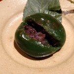 銀座 しのはら - 蓬の葛饅頭