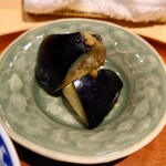 銀座 しのはら - 茄子の漬物