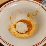 銀座 しのはら - 余ったソースにはシャリを入れて