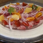 フランス食堂 ル ブリアン - 鯛のカルパッチョ