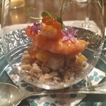 Aiuto - ・スペルト小麦とホタテとエビといくら