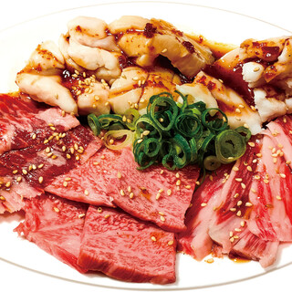 USビーフから高級黒毛和牛、新鮮ホルモンまで肉バリエ豊か！