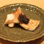 三谷 - 土佐の ”赤ムツ キャビア添え” には、「David Couvreur Brut Blanc de Blancs Millesime 2005」を　(2014/08)   