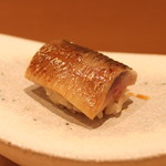 三谷 - 北海道 松前の ”鰯” には、「鍋島　特別純米　三十六万石　生酒」を　(2014/08)