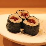 三谷 - ”鱒子 の巻物” には、「Puligny-Montrachet 2004 1er Cru Clavoillon」を　(2014/08)