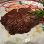柳家錦 - 鹿肉のヒレ肉、備長炭の炭火焼
