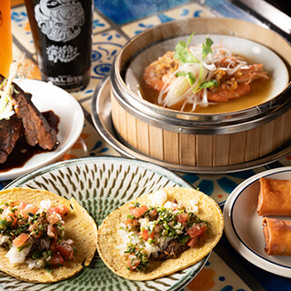 ビールが進む♪中華ルーツにメキシカンを取り入れた料理が自慢◎