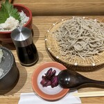 石臼挽き二八そば そばしき - 