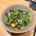 天麩羅 巽 - 牧島さんの花サラダ